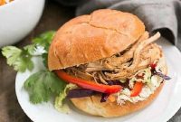 Sticky Honey Garlic Chicken Sliders