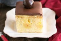 Boston Cream Dream Poke Cake