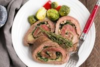 Savory Stuffed Flank Steak Spirals