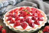 Luscious Strawberry Cream Pie
