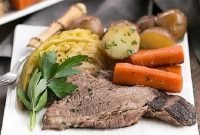 Slow-Simmered Irish Corned Beef and Cabbage