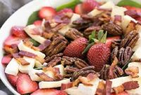 Blushing Berry Bacon Brie Salad