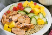Tropical Salmon Quinoa Bowl