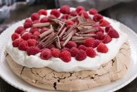 Crimson Cocoa Pavlova Dream