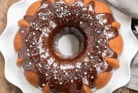 Decadent Fudge Core Cake