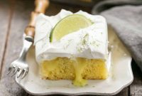 Zesty Lime Margarita Poke Cake