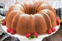 Velvety White Chocolate Bundt