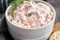Zesty Smoked Salmon Caper Spread