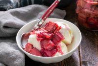 Slow-Roasted Rhubarb Compote