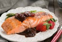 Strawberry-Kissed Salmon