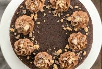 Ultimate Chocolate Toffee Layer Cake