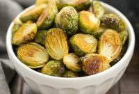 Golden Honey Mustard Brussels Sprouts