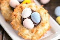 Springtime Coconut Macaroon Nests