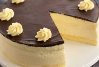 Decadent Boston Cream Pie Cheesecake