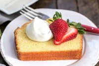 Zesty Lemon Glazed Pound Cake