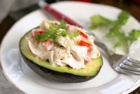 Fiesta Chicken Avocado Boats