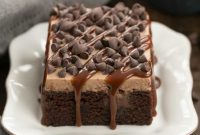 Kahlua Spiked Chocolate Poke Cake
