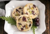 Sweet & Tart Cranberry Pistachio White Chocolate Shortbread