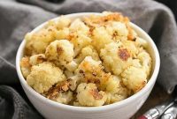 Crunchy Parmesan Cauliflower Bake