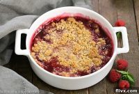 Vibrant Raspberry Oat Crisp