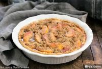 Effortless Peach Streusel Pie