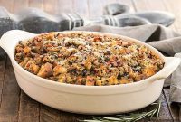 Rustic Pancetta Ciabatta Stuffing