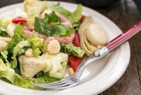 Vibrant Italian Chopped Salad with Zesty Parmesan Vinaigrette