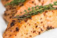 Sweet and Tangy Maple Mustard Salmon