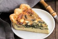 Savory Spinach Mushroom Tart