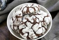 Volcanic Chocolate Crackle Cookies
