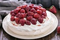 Heavenly Strawberry Pavlova
