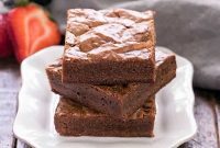 Decadent Homemade Fudgy Brownies