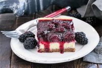 Tangy Blackberry Cheesecake Squares