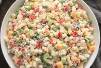 Quick & Creamy Yogurt Pasta Salad