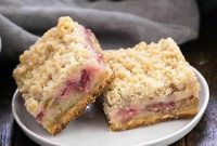 Rhubarb Crumble Bars