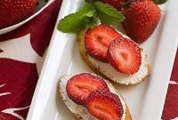 Sweet and Tangy Strawberry Chevre Toast