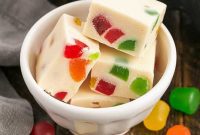 Decadent White Chocolate Celebration Fudge