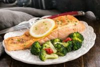 Creamy Dijon Baked Salmon