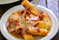 Irresistible Cheesy Rigatoni Bake