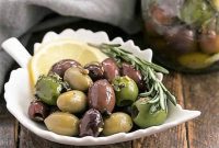 Aromatic Herb-Marinated Olives
