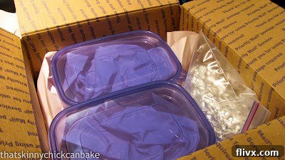 Packages of chocolate treats in a box ready to mail