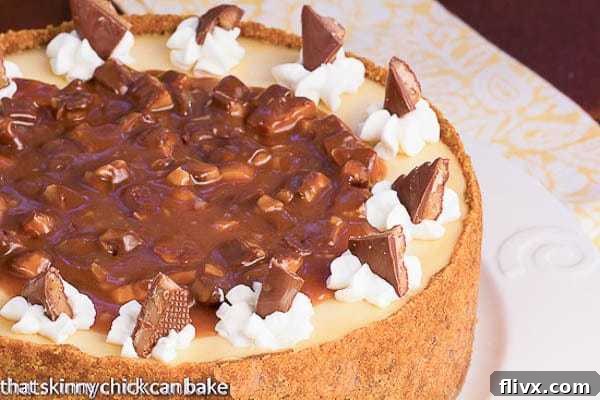 The ultimate Sticky Caramel Toffee Cheesecake, a swoon-worthy dessert perfect for any celebration!