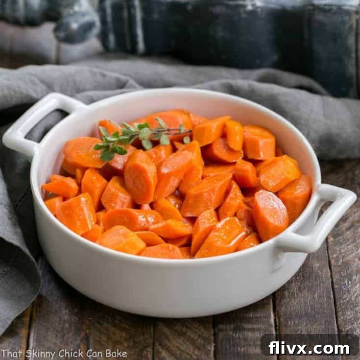 Bourbon Maple Glazed Carrots | An easy way to transform carrots into a restaurant-worthy side dish!