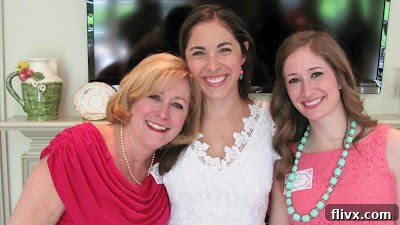 Shelli, Maggie and Molly enjoying the bridal shower