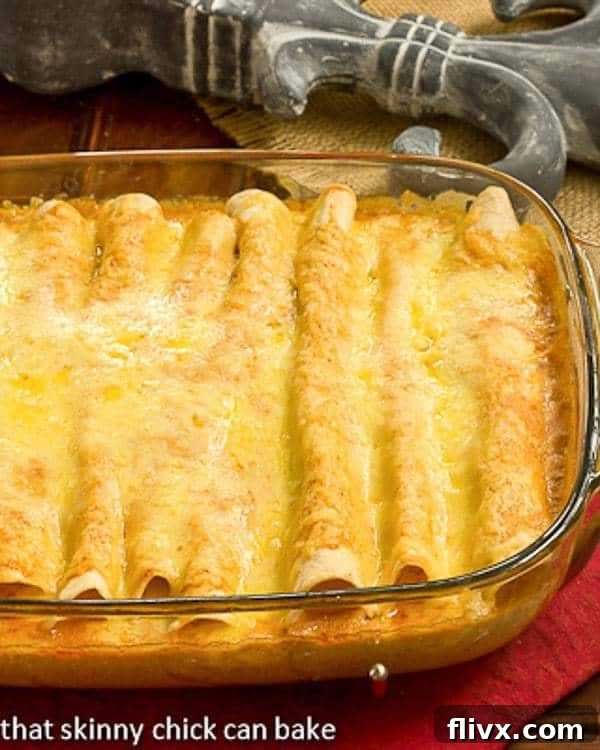 Irresistible, Cheesy Chicken Enchiladas from scratch!