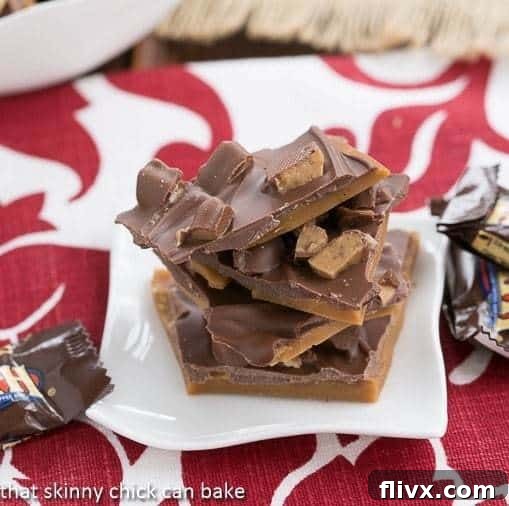 Double Dose English Toffee, ready to be broken into pieces.