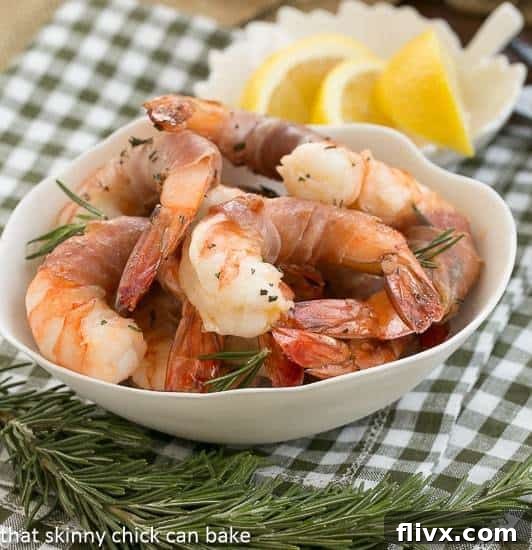 Rosemary Prosciutto Shrimp