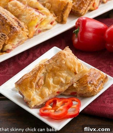 Use Puff pastry or Cresent Roll Dough to layer with Italian meats and cheeses to make a yummy, hearty appetizer.