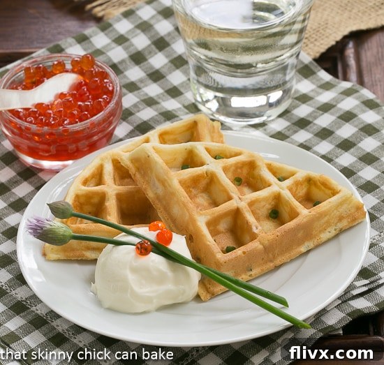 Smoked Salmon Waffles