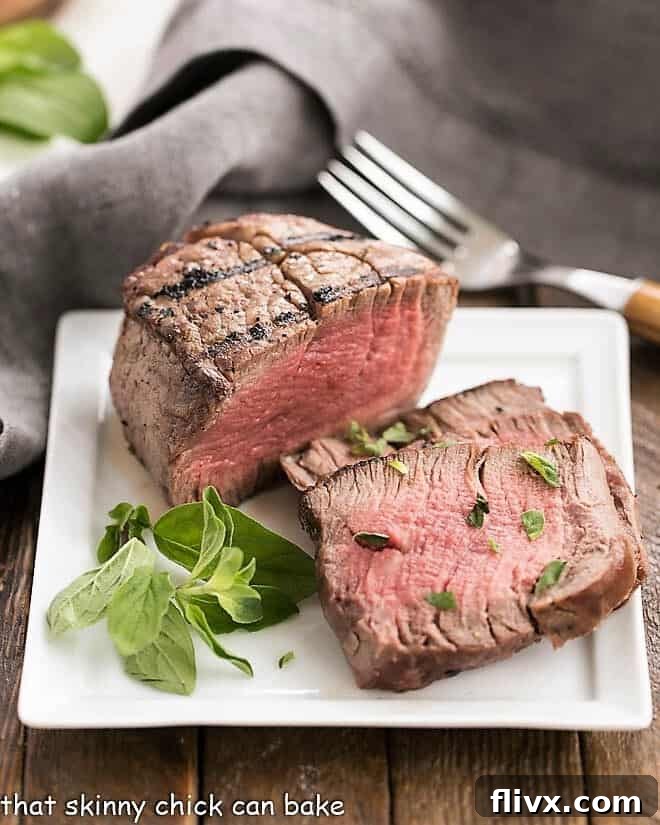 Grilled Beef Tenderloin with Garlic Herb Butter